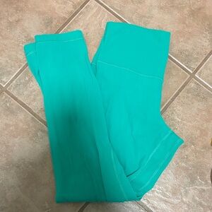 Lululemon Athletica Turquoise Leggings